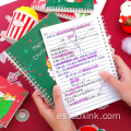 Cuaderno de Navidad A5 Simple Encantador Cuaderno Estudiante